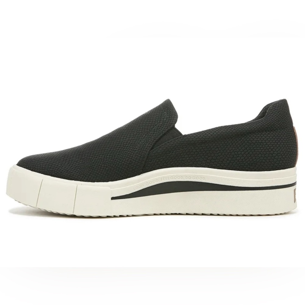 Dr. Scholls Happiness Slip On Sneaker - Black Synth - Size 9.5 - Picture 3 of 11
